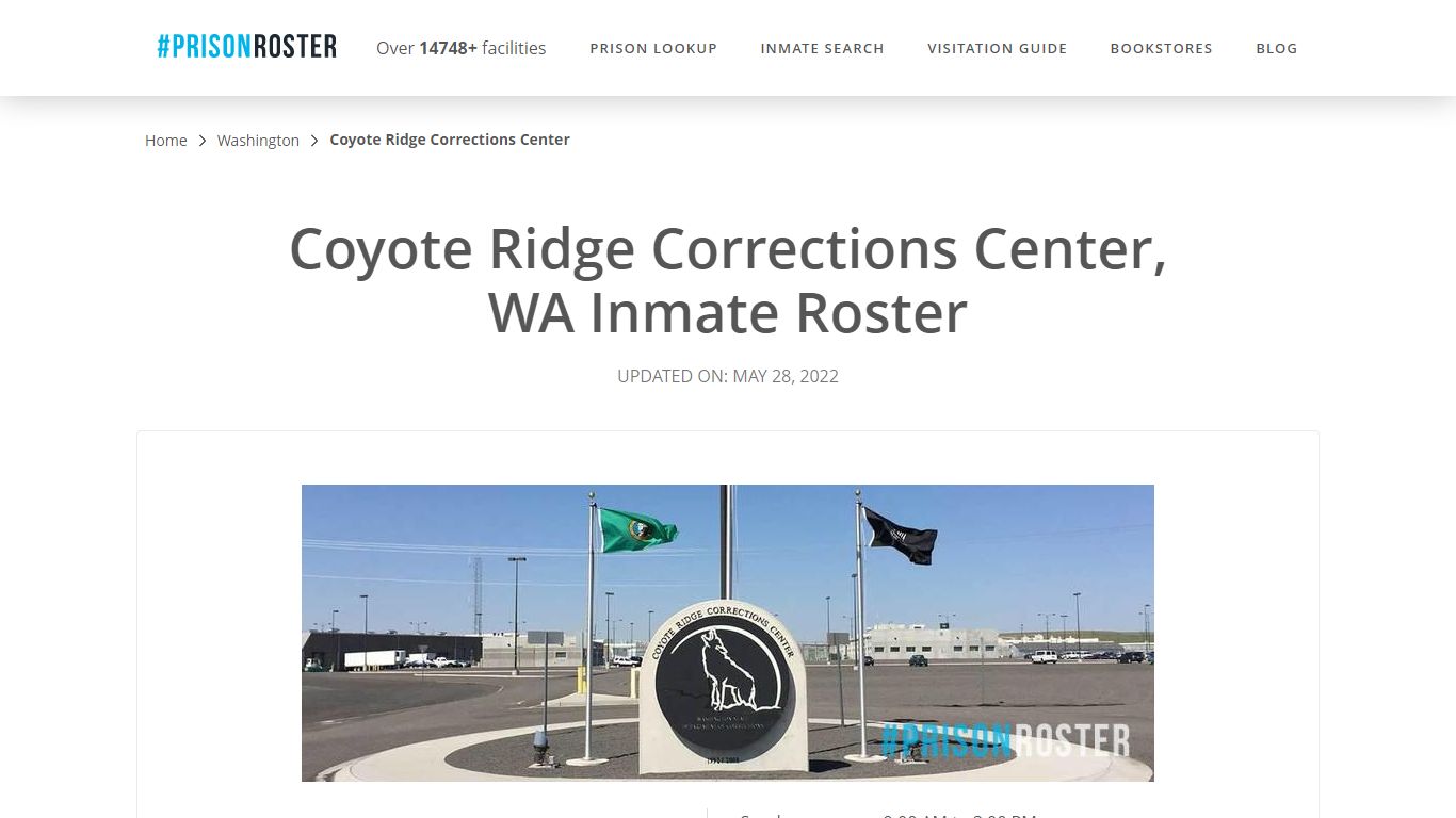 Coyote Ridge Corrections Center, WA Inmate Roster - Prisonroster